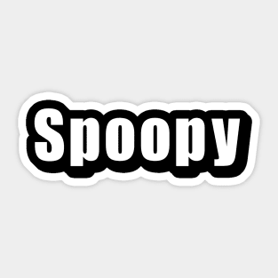 Spoopy Sticker